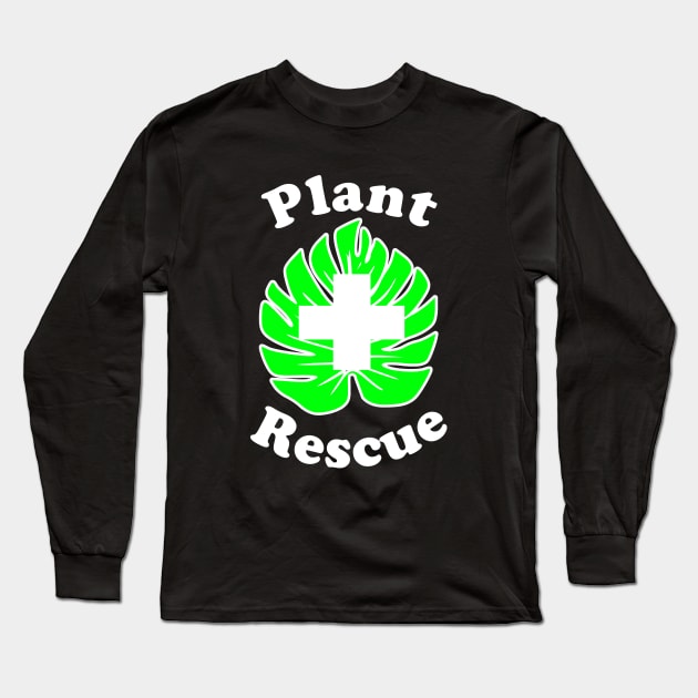 Plant Rescue Shopping Haul Lover Long Sleeve T-Shirt by Mindseye222